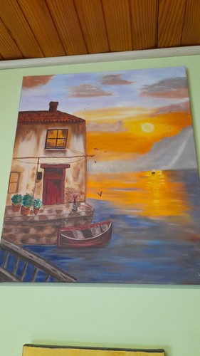 Tableau toile peinte - tableau,