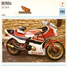 HONDA CB 1100 R CB1100R CB 1100 1982 : Fiche Moto #001122