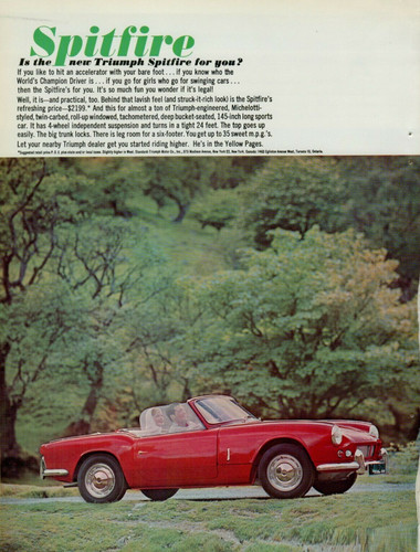 1963 triumph spitfire - girls, go