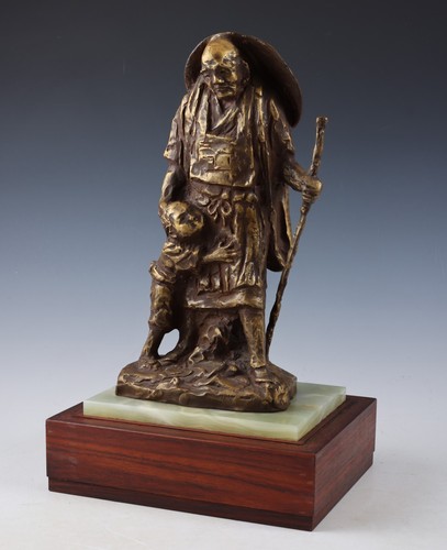 Sculpture japonaise bronze - en,