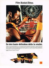 PUBLICITE ADVERTISING 045  1992  KODAK  film EKTAR 100