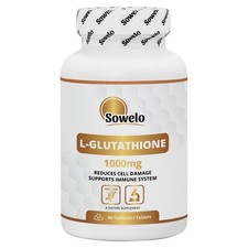 L-Glutathion 1000mg – Antioxydant – Immunité, Anti-Âge & Cellules – Sowelo