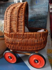 Petit landeau en osier naturel