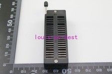 10pcs 40 Pin Universal ZIF DIP Tester IC Test Socket gold-plate（narrow) black