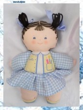 Doudou Poupée Chiffon Vichy