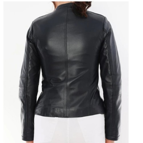 Veste cuir véritable - en,