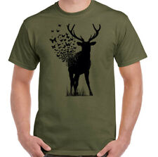 T-Shirt Cerf Papillon Homme