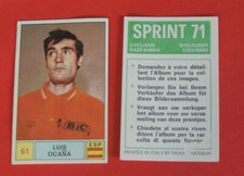 N° 61 LUIS OCANA  PANINI SPRINT 71 CYCLISME 1971 RADFAHREN WIELRIJDER CICLISMO