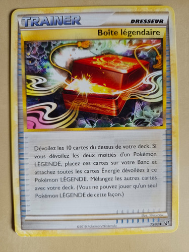 Boite légendaire hs - légendaire, 75/90