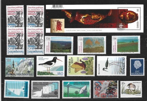 Lot timbres du - timbres, monde