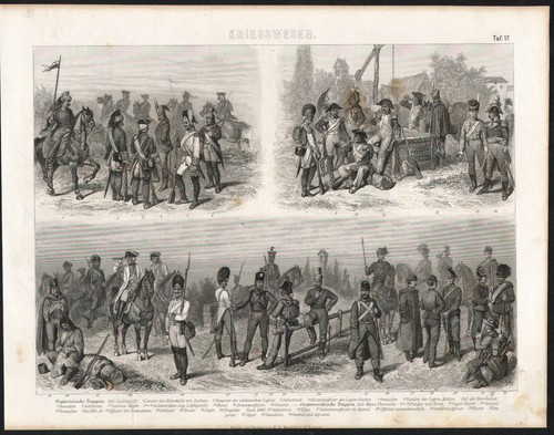 1875 gravure guerre troupes - gravure,