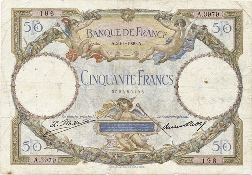 France billet francs luc - 50, "luc
