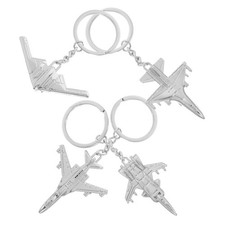 4 Pcs Porte-clés Avion