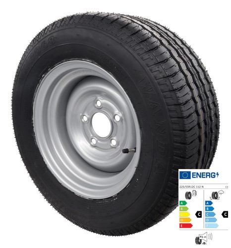 Ensemble roue 225 12c - 225/55,