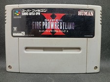 Super Fire Pro Wrestling X - NEW SAVE BATTERY - SFC JP - SHVC-AF5J-JPN (l#05)