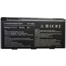 BATTERIE  POUR MSI GX60  GX660  GX680  GX780  P600      11.1V 7200MAH