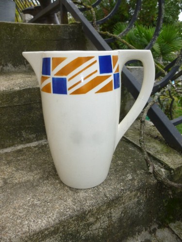 Ancien broc pichet - pichet, faience