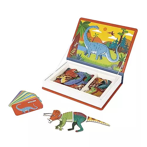 Janod magneti book dinosaurs - janod,