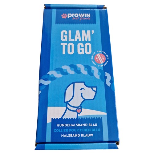 Prowin collier pour chien - chien, bleu