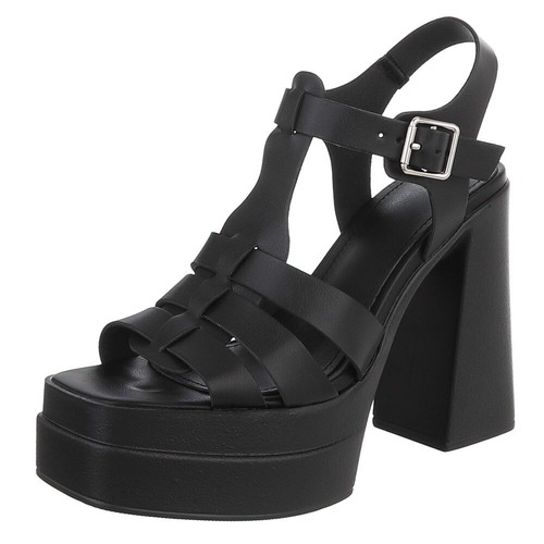 Sandales compensées noires - ,