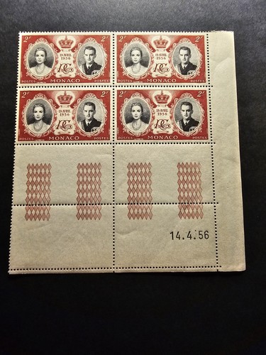 Timbre france monaco coin - timbre,
