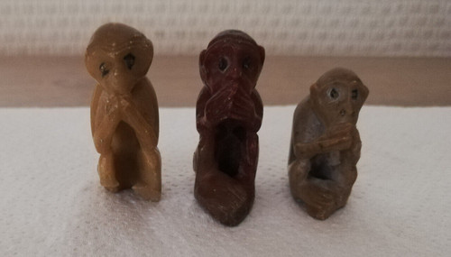 Lot singes sagesse - singes, en