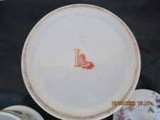 Tisaniere porcelaine decor oiseaux fleurs epoque 19eme signature lion rouge