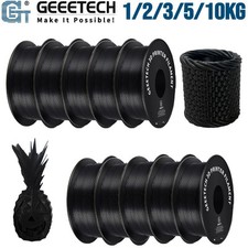 1/2/3/5/10KG GEEETECH D'imprimante 3D Filaments PLA Noir 1kg/Roll 1.75mm Lot FR