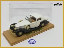 ⭐️SOLIDO Age d'Or n°51 DELAGE D8-120 1939 Coupé de ville 1939 blanc - 1/43⭐️