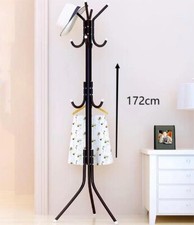 Porte manteau sur pied noir - x, porte-manteau