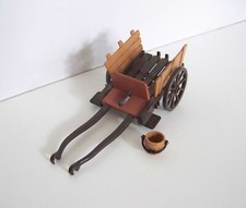 PLAYMOBIL (L1299) MOYEN-AGE - Charrette pour Paysans Complète 6005