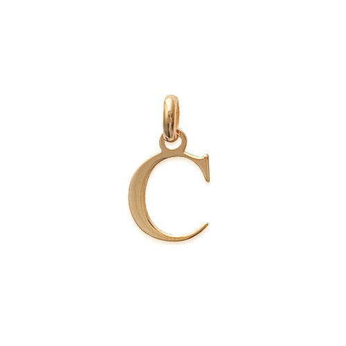 Pendentif alphabet lettre - , c
