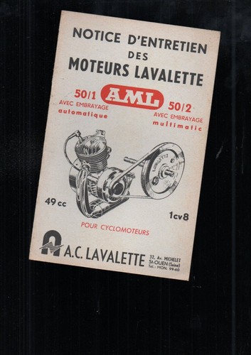 Notice entretien moteur - notice,