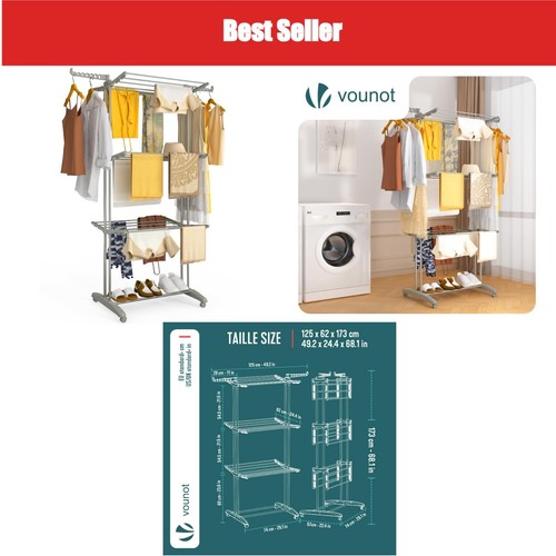 étendoir linge pliable 4 - à,