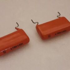 2X PHILIPS 470K400V. 470nF.ORANGE.MKS 400V.470K400I. 22mm.Condensateur.