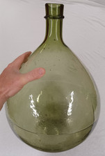 DAME JEANNE ANCIENNE Hauteur 44 cm Circonférence 96 cm