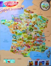 Magnet carte de France Le Gaulois 2008