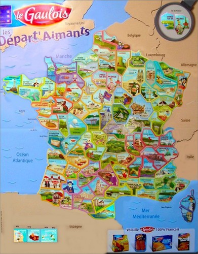 Magnet carte france le - magnet,