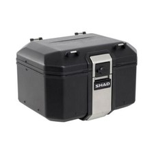 Top case tr48 terra 48l black edition lock system capacite 2 casques