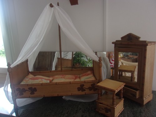 Chambre poupée 1900 bois - poupÉe,