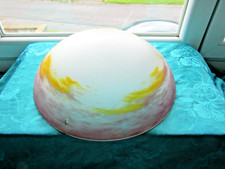 Vasque en pâte de verre nuagé GV CROISMARE signé