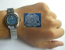1970 superbe montre mécanique de plongée publicitaire WATERPROOF watch