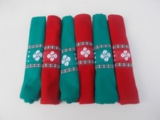 6 Serviettes de table  basque