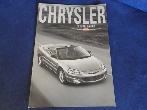Catalogue chrysler sebring - catalogue,