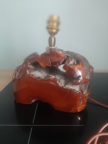 Lampe pied bois art - pied, déco