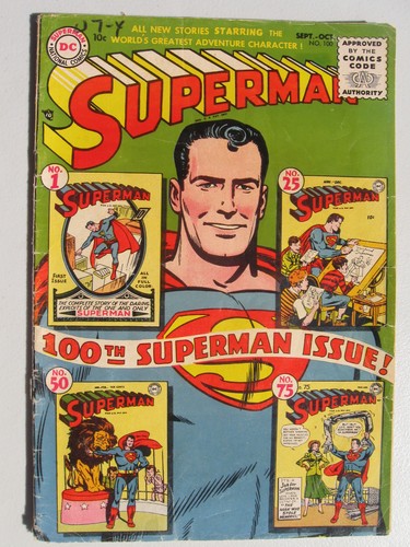 Superman 100 september 1955 - superman, #100