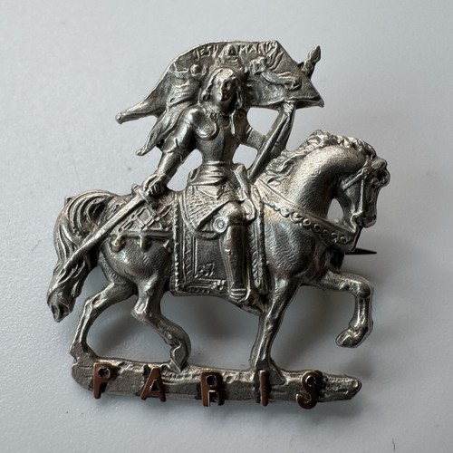 Broche ancienne jeanne arc - ancienne,