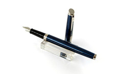 Stylo plume Waterman Hemisphere bleu nuit élégant luxe fountain pen France