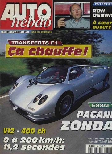 Auto hebdo 1195 07 1999 - hebdo, n°1195
