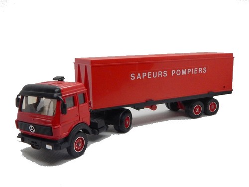 Mercedes semi pompiers - semi, solido